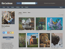Tablet Screenshot of kimlockman.com